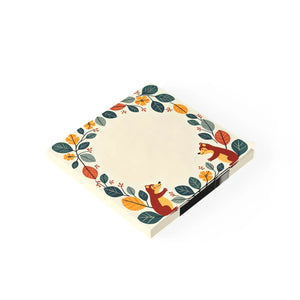 Exhilarating Squirrel Border Sticky Notes - Playful Charm - Dipaliz