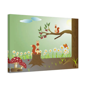 Semi Glossy Forest Artwork Print - Vibrant Woodland Decor - Dipaliz - Posters Prints & Visual