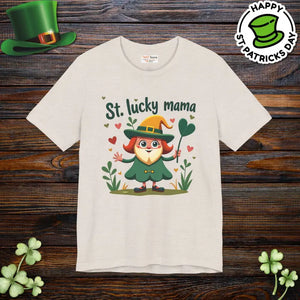 Lucky Mama Patrick’s Day Tee - Vibrant Short Sleeve - Dipaliz - T-shirts