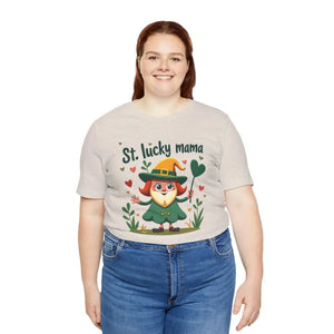 Lucky Mama Patrick’s Day Tee - Vibrant Short Sleeve - Dipaliz - T-shirts