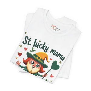 Lucky Mama Patrick’s Day Tee - Vibrant Short Sleeve - Dipaliz - T-shirts