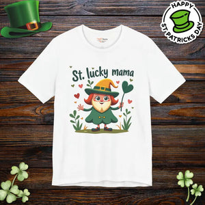 Lucky Mama Patrick’s Day Tee - Vibrant Short Sleeve - Dipaliz - T-shirts