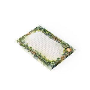 St. Patrick’s Day Shamrock Lined Post-it Notes - Gold Pot Design - Dipaliz - 4’’ x 6’’ / White - Paper Products