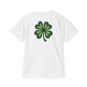Unisex Clover Pocket Tee - St Patricks Day - Dipaliz - T-shirts