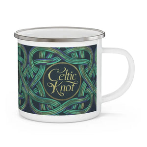 St Patricks Day Enamel Mug - Festive Irish Style - Dipaliz - 12oz - Mugs