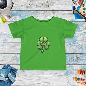 Lucky Infant Fine Jersey Tee - St. Patrick’s Day Festival - Dipaliz - Apple / 6m - Kids Clothes