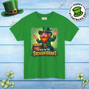 Shenanigans Heavy Cotton Tee - Rock St Patrick Style - Dipaliz - T-shirts