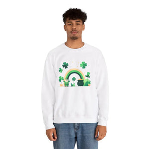 Lucky Irish Unisex Heavy Blend Crewneck Sweatshirt - Dipaliz - Sweatshirts
