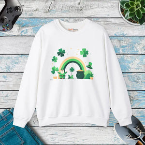 Lucky Irish Unisex Heavy Blend Crewneck Sweatshirt - Dipaliz - White / s - Sweatshirts