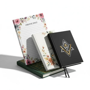 Stacked showcase with all five products