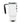 Stainless Steel Travel Mug 14oz Glossy White Enamel - Dipaliz - Canteens