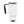 14oz Travel Mug - Glossy White Enamel Hot Cold - Dipaliz - Tumblers