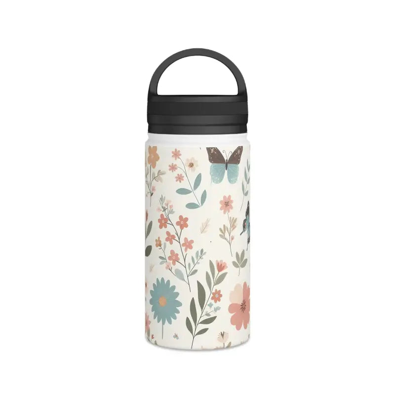 Elegant Stainless Steel Water Bottle with Butterfly Design - Mug