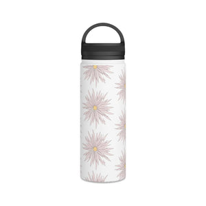 Pink Floral Water Bottle - Stainless Steel - Dipaliz - Bottles