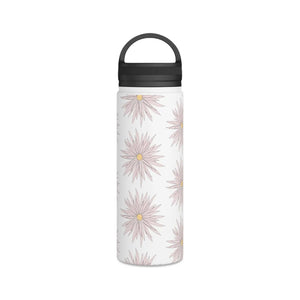 Pink Floral Water Bottle - Stainless Steel - Dipaliz - Bottles