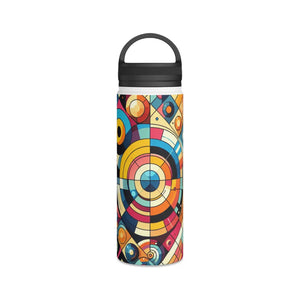 Modern Geometrical Pattern Water Bottle - Stainless Steel - Dipaliz - Bottles