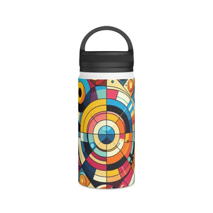 Modern Geometrical Pattern Water Bottle - Stainless Steel - Dipaliz - Bottles