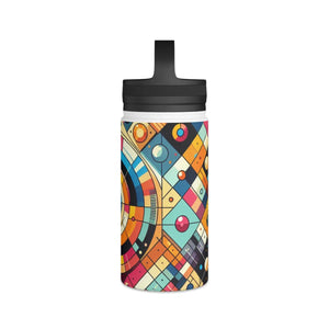 Modern Geometrical Pattern Water Bottle - Stainless Steel - Dipaliz - Bottles
