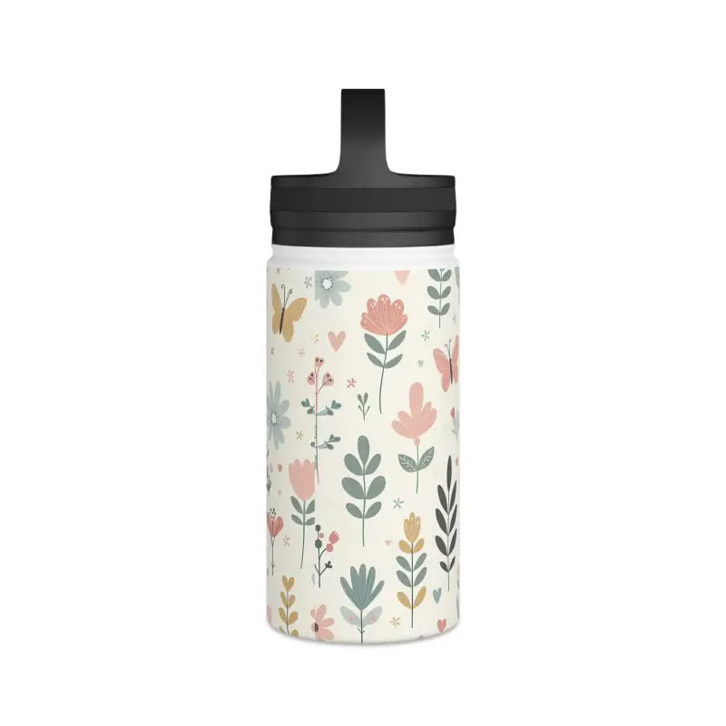 Stylish Pastel Floral Design Stainless Water Bottle - Mug