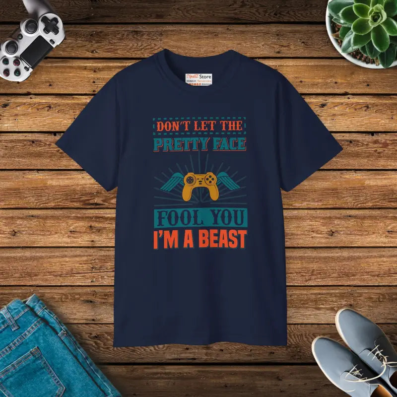 Style: Ultra Cotton Gamer Tee - Navy / s T-shirt