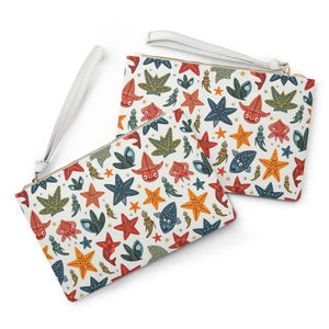 Sea Life Chic Star Fishes Clutch Bag - Trendy Ocean Style - Dipaliz - one Size - Bags