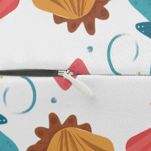 Coastal Vibes Spun Polyester Lumbar Pillow Ocean Decor - Dipaliz - 20’’ × 14’’ - Throw Pillows