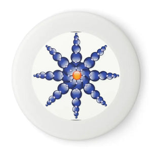 Wham o Star Pattern Frisbee - Ultimate Outdoor Fun - Dipaliz - White / 10.9’’ - Sporting Goods