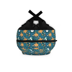 Roomy Marine Creatures Backpack - Adjustable Straps - Dipaliz - Backpacks