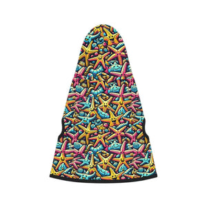 Starfish Pattern Dog Hoodie - Cozy Ocean Vibes for Furry Lovers - Dipaliz - Pet Hoodies