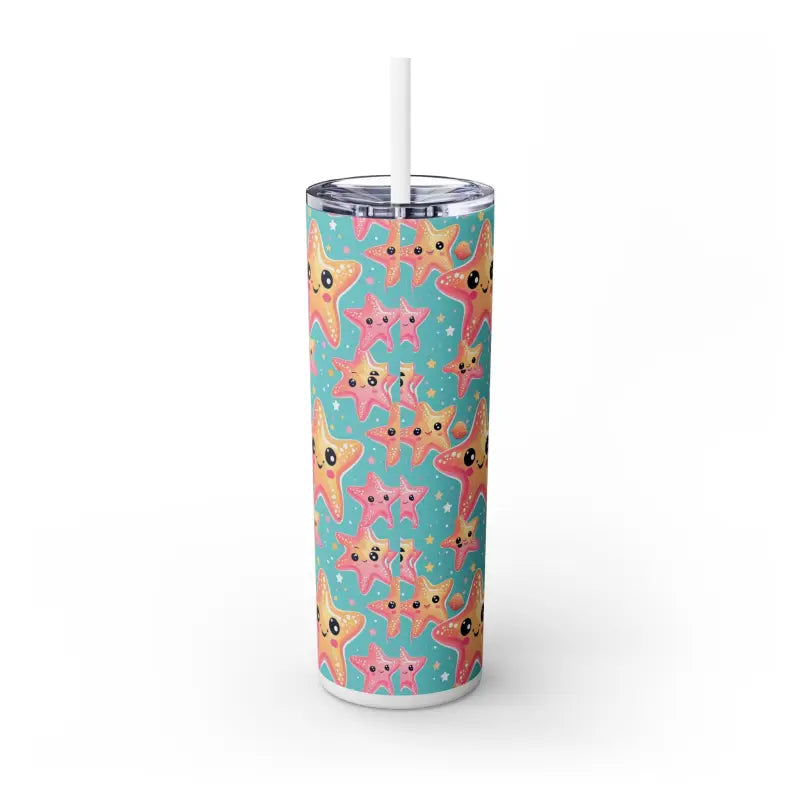 Stay Chic with Starfish Pattern Tumblers: Sipping in Style! - Glossy / White / 20oz Mug