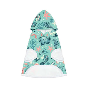 Marine Animal Dog Hoodie - Splashing Style Pet Apparel - Dipaliz - Hoodies