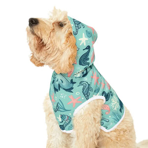 Marine Animal Dog Hoodie - Splashing Style Pet Apparel - Dipaliz - Hoodies