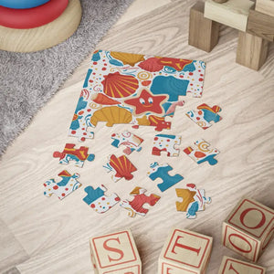 Kids Puzzle 30 Piece Starfish Rounded Corners Safe Fun - Dipaliz - Jigsaw Puzzles