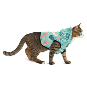 Vibrant Marine Animal Dog Hoodie - Soft Pet Apparel - Dipaliz - Hoodies