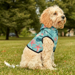 Vibrant Marine Animal Dog Hoodie - Soft Pet Apparel - Dipaliz - Hoodies