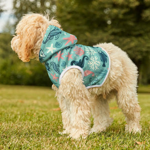 Vibrant Marine Animal Dog Hoodie - Soft Pet Apparel - Dipaliz - Hoodies