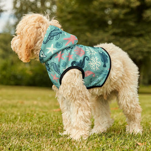 Vibrant Marine Animal Dog Hoodie - Soft Pet Apparel - Dipaliz - Hoodies
