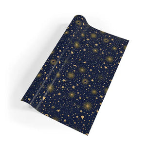 Fine Art Paper Gift Wrap - Starry Night Celestial - Dipaliz - Wrapping