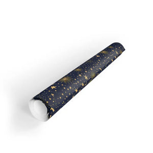 Fine Art Paper Gift Wrap - Starry Night Celestial - Dipaliz - Wrapping
