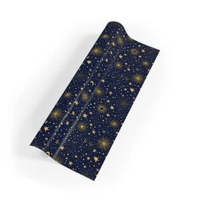 Fine Art Paper Gift Wrap - Starry Night Celestial - Dipaliz - Wrapping