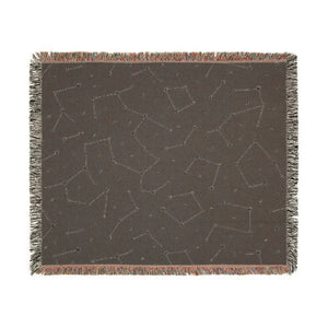 Starry Night Woven Blanket – Cotton Throw - Dipaliz - Blankets