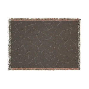 Starry Night Woven Blanket – Cotton Throw - Dipaliz - Blankets
