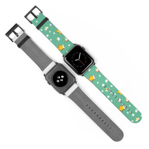 Cosmic Watch Band - Stars and Moon Faux Leather - Dipaliz - Bands