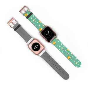 Cosmic Watch Band - Stars and Moon Faux Leather - Dipaliz - Bands