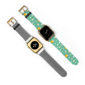 Cosmic Watch Band - Stars and Moon Faux Leather - Dipaliz - Bands