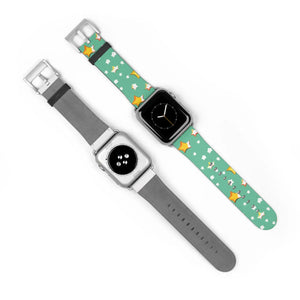 Cosmic Watch Band - Stars and Moon Faux Leather - Dipaliz - Bands
