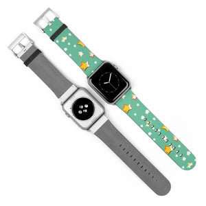 Cosmic Watch Band - Stars and Moon Faux Leather - Dipaliz - Bands