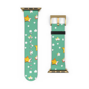 Cosmic Watch Band - Stars and Moon Faux Leather - Dipaliz - Bands