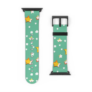 Cosmic Watch Band - Stars and Moon Faux Leather - Dipaliz - Bands