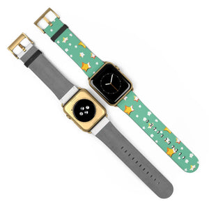 Cosmic Watch Band - Stars and Moon Faux Leather - Dipaliz - Bands